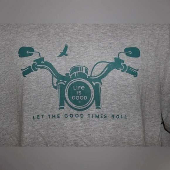 NWT Men’s Life is Good Solid Color Graphic Crusher Unisex T-Shirt Size Large - Picture 5 of 7